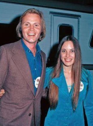 Marcheline Bertrand with her ex husband Jon Voight.
